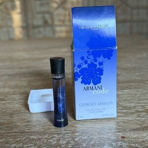 NEW Genuine Armani Code for Women Mini Perfume Bottle